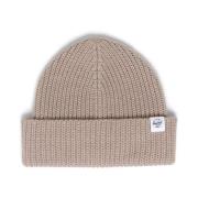 Beige Katoen Watch Cap Beanie Herschel , Beige , Heren