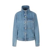 Denimjack met hoge hals Riani , Blue , Dames