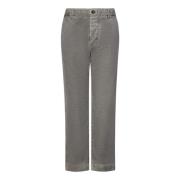 Grijze Broek met Rechte Pasvorm James Perse , Gray , Heren