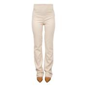 Ivoor Broek Elegante Stijl Patrizia Pepe , Beige , Dames