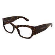 Stijlvolle Bril Bb0333O Kleur 002 Balenciaga , Brown , Dames