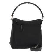 Pre-owned Nylon handbags Gucci Vintage , Black , Dames