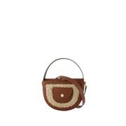 Kleine Hazelnoot Crossbody Tas met Verstelbare Band A.p.c. , Brown , D...