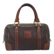 Pre-owned Leather handbags Celine Vintage , Brown , Dames