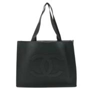 Pre-owned Canvas chanel-bags Chanel Vintage , Black , Dames