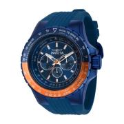 Aviator Quartz Horloge Blauwe Wijzerplaat Invicta Watches , Blue , Her...