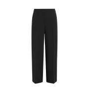 Zwarte Straight Leg Viigipüks Marina Rinaldi , Black , Dames