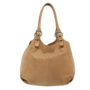 Pre-owned Leather prada-bags Prada Vintage , Beige , Heren