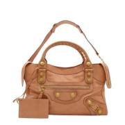 Pre-owned Leather balenciaga-bags Balenciaga Vintage , Brown , Dames