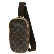 Pre-owned Canvas louis-vuitton-bags Louis Vuitton Vintage , Brown , Da...