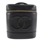 Pre-owned Leather chanel-bags Chanel Vintage , Black , Dames