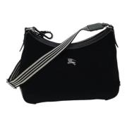 Pre-owned Canvas shoulder-bags Burberry Vintage , Black , Dames