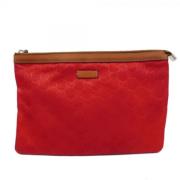 Pre-owned Nylon gucci-bags Gucci Vintage , Red , Dames