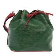 Pre-owned Leather louis-vuitton-bags Louis Vuitton Vintage , Green , D...