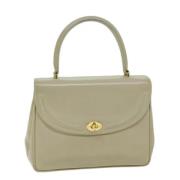 Pre-owned Leather gucci-bags Gucci Vintage , Beige , Dames