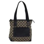 Pre-owned Canvas gucci-bags Gucci Vintage , Beige , Dames