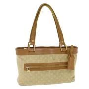 Pre-owned Canvas louis-vuitton-bags Louis Vuitton Vintage , Beige , Da...