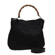 Pre-owned Nylon gucci-bags Gucci Vintage , Black , Dames