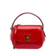 Pre-owned Leather louis-vuitton-bags Louis Vuitton Vintage , Red , Dam...