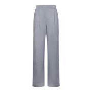 Grijze Sweatpants Wijde Pijpen Dries Van Noten , Gray , Dames