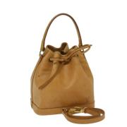 Pre-owned Leather louis-vuitton-bags Louis Vuitton Vintage , Beige , D...