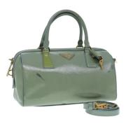 Pre-owned Fabric prada-bags Prada Vintage , Green , Dames