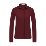 Kikkie Blouse Technisch Jersey Jane Lushka , Red , Dames