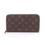 Pre-owned Leather wallets Louis Vuitton Vintage , Brown , Dames