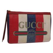 Pre-owned Canvas clutches Gucci Vintage , Multicolor , Dames