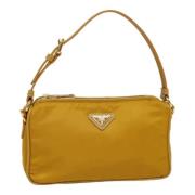 Pre-owned Nylon prada-bags Prada Vintage , Yellow , Dames