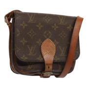 Pre-owned Canvas louis-vuitton-bags Louis Vuitton Vintage , Brown , Da...