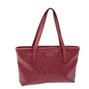 Pre-owned Canvas gucci-bags Gucci Vintage , Red , Dames