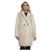 Omkeerbare Faux Fur Jas Grijs Rino&Pelle , Gray , Dames