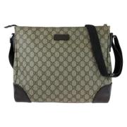 Pre-owned Canvas gucci-bags Gucci Vintage , Brown , Dames