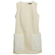 Pre-owned Cotton dresses Alexander McQueen Pre-owned , Beige , Dames