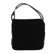 Pre-owned Suede totes Gucci Vintage , Black , Dames