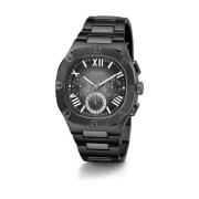 Herenhorloge 42 mm Roestvrijstalen armband Gw0572G3 Guess , Black , He...