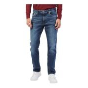 Slim Fit Blauwe Jeans Delaware Hugo Boss , Blue , Heren