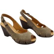 Slide Sandal - Taupe Gabor , Gray , Dames