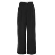 Henrika High Waist Broek Moss Copenhagen , Black , Dames