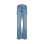 Rechte Jeans met Kleine Scheurtjes Riani , Blue , Dames