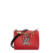 Pre-owned Leather louis-vuitton-bags Louis Vuitton Vintage , Red , Dam...