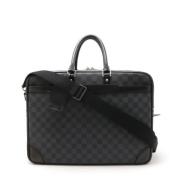 Pre-owned Canvas louis-vuitton-bags Louis Vuitton Vintage , Black , Da...