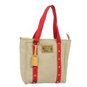 Pre-owned Canvas louis-vuitton-bags Louis Vuitton Vintage , Beige , Da...