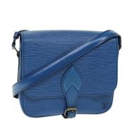 Pre-owned Leather louis-vuitton-bags Louis Vuitton Vintage , Blue , Da...