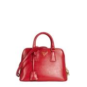 Pre-owned Leather prada-bags Prada Vintage , Red , Dames