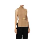 Bruine Sweater Chic en veelzijdig Elisabetta Franchi , Brown , Dames