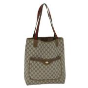 Pre-owned Leather gucci-bags Gucci Vintage , Beige , Dames