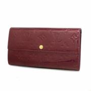 Pre-owned Fabric wallets Louis Vuitton Vintage , Red , Dames