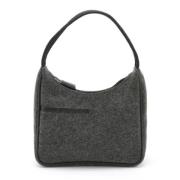 Pre-owned Canvas handbags Prada Vintage , Gray , Dames